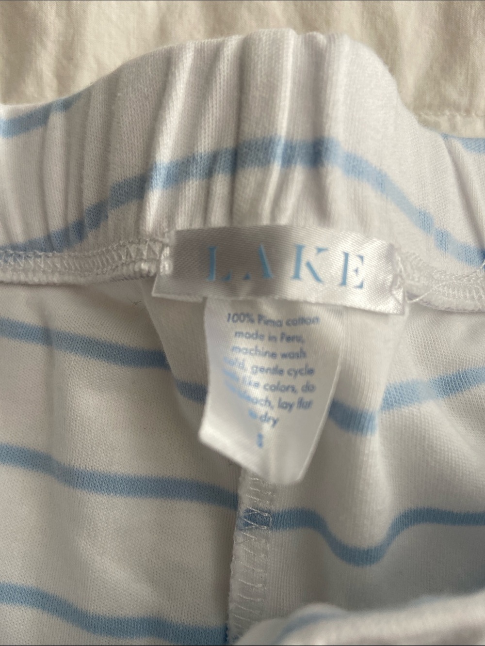 Lake lounge pants blue and white - Picture 3 of 3